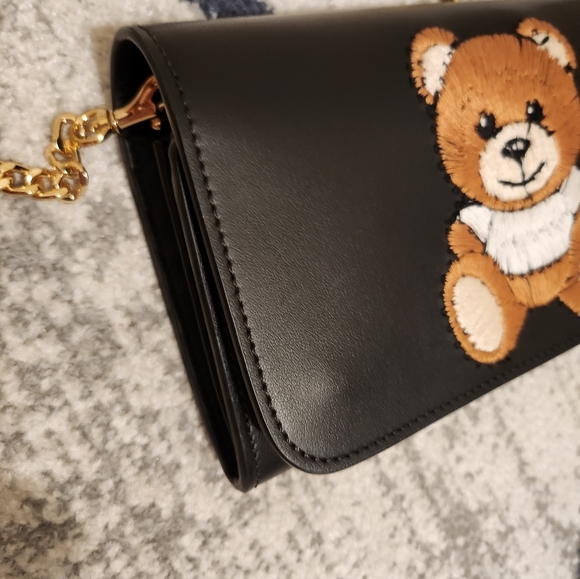 MoschinoMoschino Teddy Bear Mini Chain crossbody/Clutch Bag - Picture 12 of 14